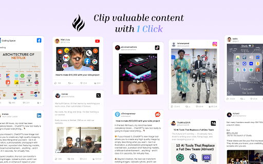 Sparkin - Save and Analyze Social Media content for creators