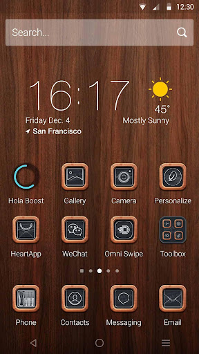 Chalkboard Hola Launcher Theme