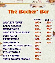 The Bakers Bar menu 2