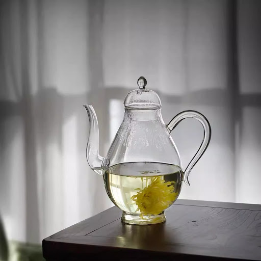 Title 5, Borosilicate Glass Transparent Green Tea Teapot...