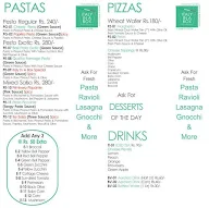 Italy in a Box menu 2