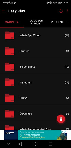 Screenshot EasyPlay - Galeria