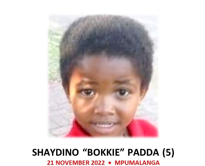 The body of Shaydino Padda, 5, was found in an open field after he was reported missing on Tuesday.