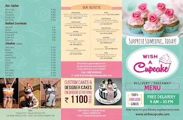 WishACupCake menu 