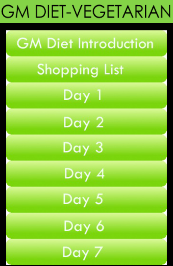 GM Diet(Vegetarian Diet Plan) - Android Apps on Google Play