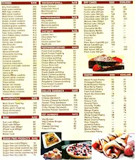 Sir John Bakery Cafe menu 1