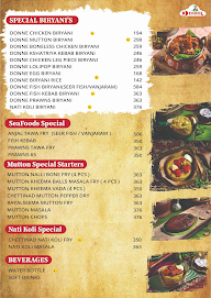 Chickpet Donne Biryani House menu 4