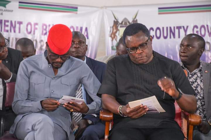 MP Barasa and Bungoma governor Kenneth Lusaka.