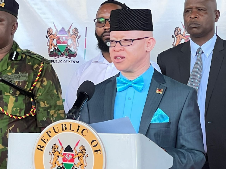 Government spokesman Isaac Mwaura.