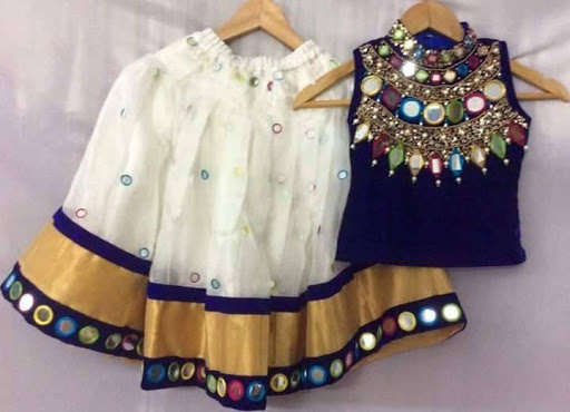 Mirror Work Blouse Designs
