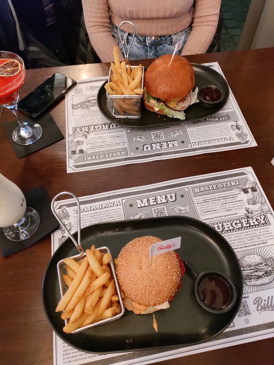 Gluten-Free Burgers at Billy’s American Restaurant