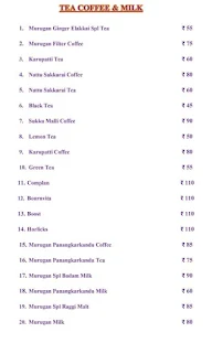 Murugan Tea Kadai menu 2