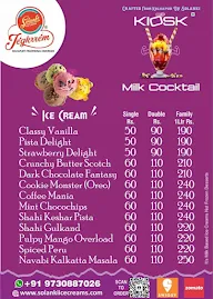 Solanki Ice Creams menu 2
