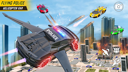 Screenshot Flying Police Robot Hero Games