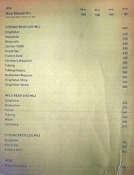 Tilak Restaurant menu 1