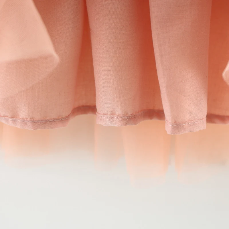 Lange katoenen jurk voor meisjes, Koreaanse prinsessenstijl, lange mouwen, jaren van internationale handel, kinderkleding explosie.