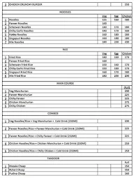 Andy Momo menu 2