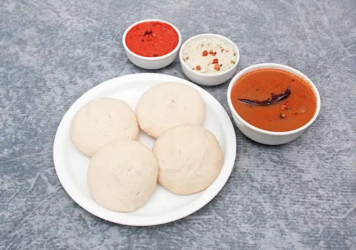 Plain Idli [4 Pieces]