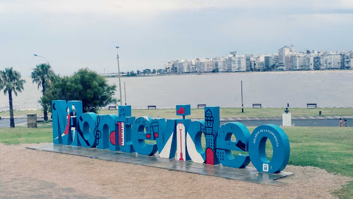 20180105_125426_Film3.jpg - The bay in Montevideo, Uruguay, another fun part of our itinerary. The bay has many condominiums and artistic statues surrounding it.