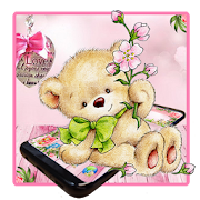 Cute Brown Teddy Bear Theme 1.1.7 Icon