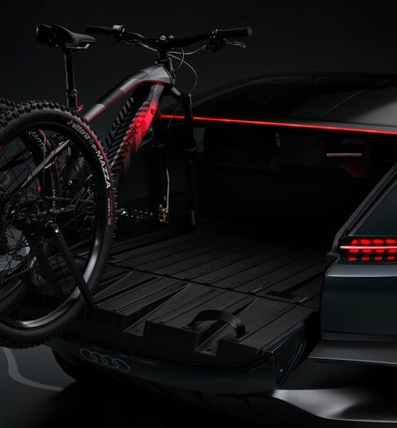 The 'sportback' hatch opens to load active lifestyle items such as electric scooters. Picture: SUPPLIED