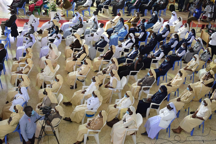 The requiem mass of Fr Christoper Wanyonyi at the Christ the King Church