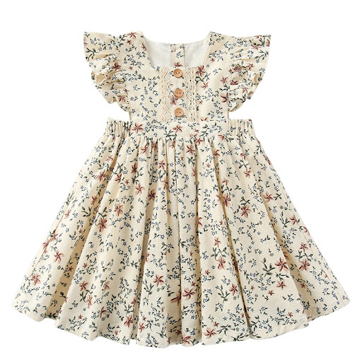 Title 8, Floral dress children princess dress, a beautif...