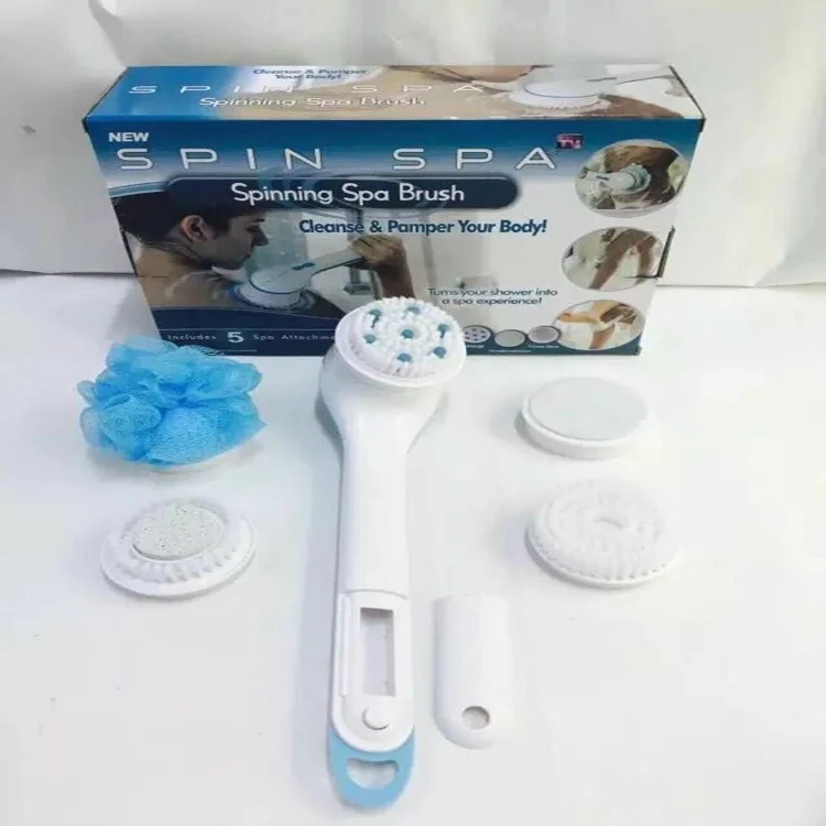 Spazzola Corpo con 5 Accessori 1 Set Esfoliazione e Massaggio Stimola la Circolazione Riduce la Cellulite Pelle Liscia e Radiante Trattamento di Bellezza Completo