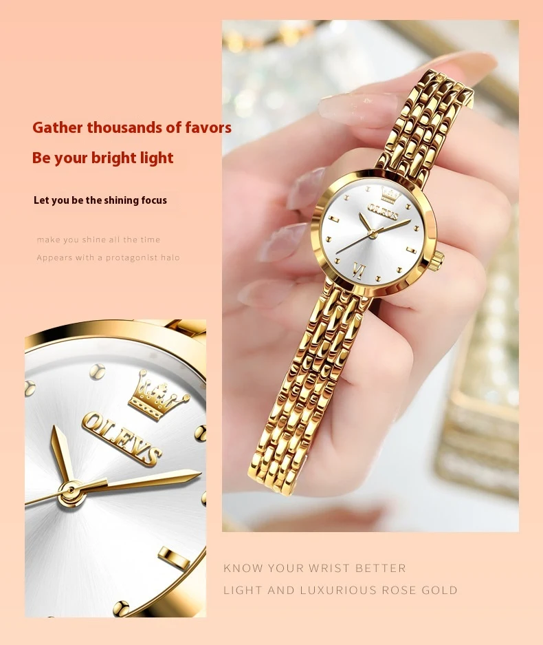 Title 2, Reloj de cuarzo para mujer impermeable y de mod...