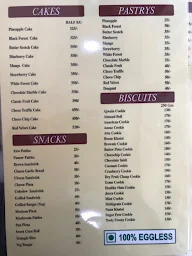 The French Bakery menu 1