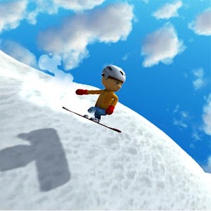 Ski Snowboarder Race  Icon