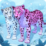 Cover Image of Tải xuống Snow Leopard Family Sim trực tuyến 1.4.2 APK