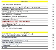 Fuel Juice And Pasta Bar menu 8