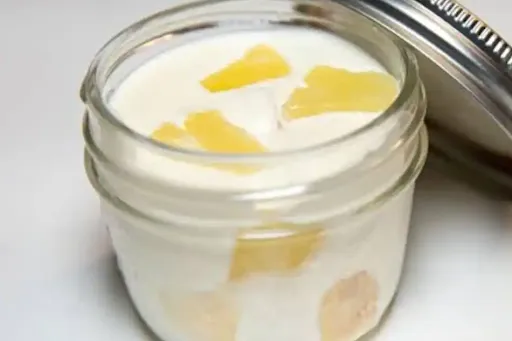 Pineapple Unbaked Cheese Cake In Jar [1 Piece]