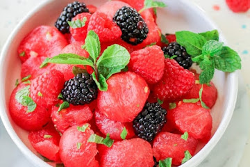Watermelon Mint Salad