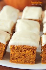 Pumpkin Bars with Cream Cheese Frosting was pinched from <a href="http://sugarapron.com/2014/10/15/pumpkin-bars-with-cream-cheese-frosting/2/" target="_blank">sugarapron.com.</a>