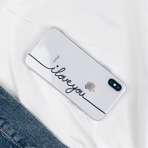 Title 7, Transparent letter mobile phone case Protect yo...