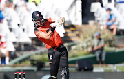 Marco Jansen of Sunrisers Eastern Cape plays a pull shot for six in the Betway SA20 match against MI Cape at Newlands on Wednesday. 