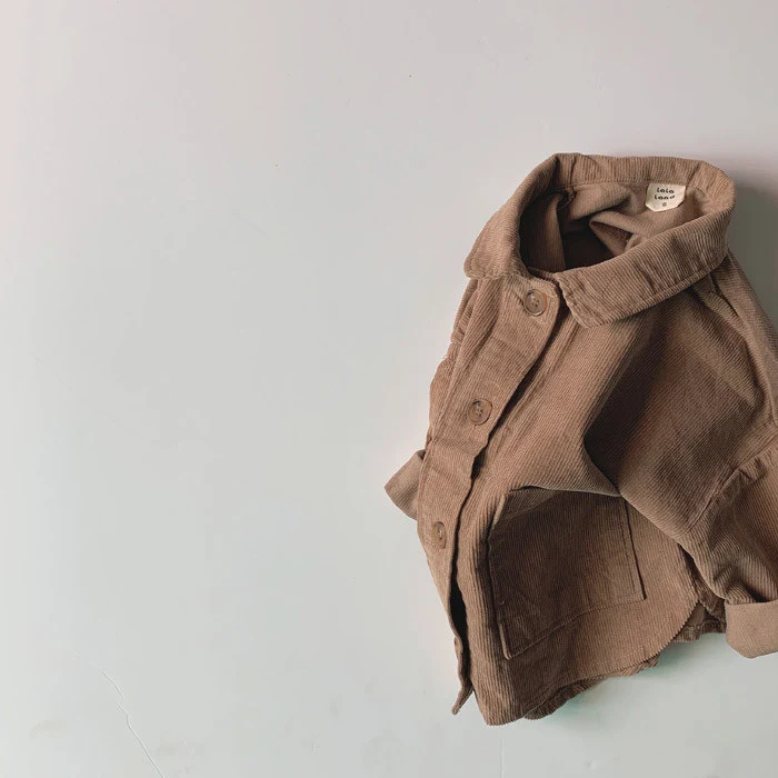Baby Cord-Jacke und Langarm-Top — Bequemes Kinder-Outfit — Perfekt für Spiel und Spaß — Babykleidung mit hohem Tragekomfort