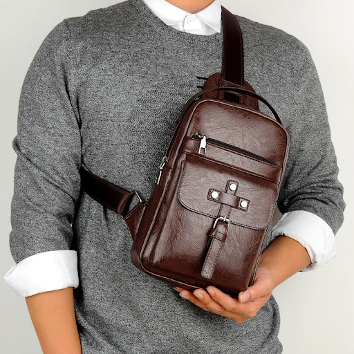 Title 6, Explosive Chest Bag Mens Shoulder Messenger Fa...