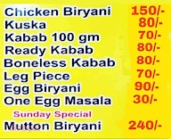 New Ambur Hot Dum Biriyani menu 1