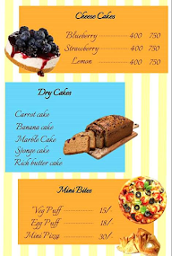 Cake Gallery menu 5