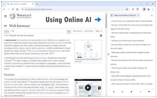 Page Summarizer (Using AI)