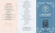 L'instant Cafe menu 4