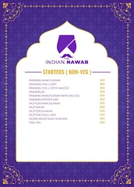 The Indian Nawab menu 4