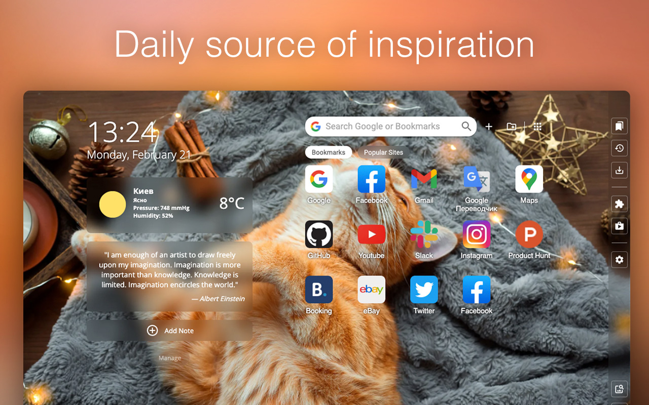 Homey: Productive and cozy start page Preview image 10