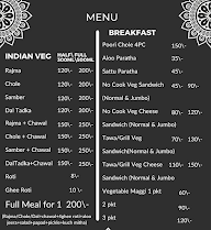 Yumy Vegi menu 1