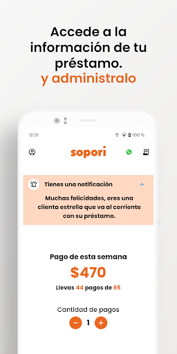 Screenshot Sopori Móvil