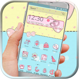 Download Bowknot Kawaii Kitty Pink For PC Windows and Mac