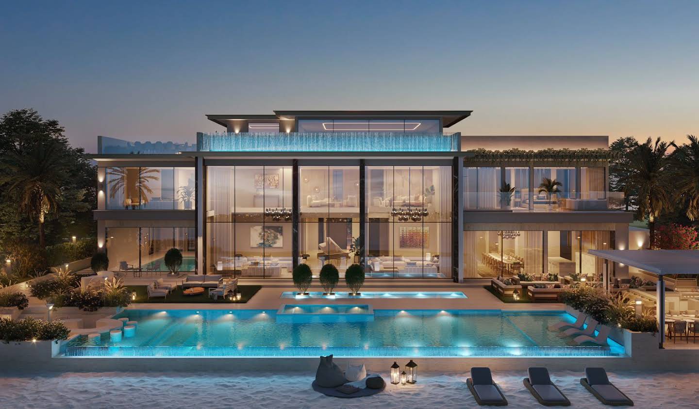 Seaside property with pool Dubai